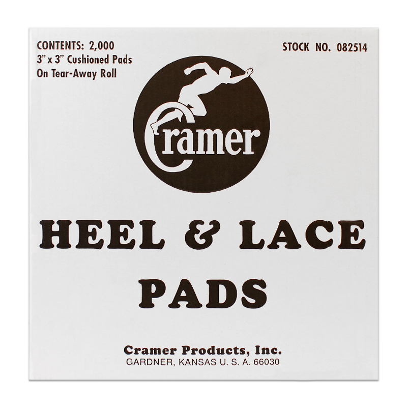Lace heel pads (2000 pads of 7.5 cm x 7.5 cm) Heel lace pads